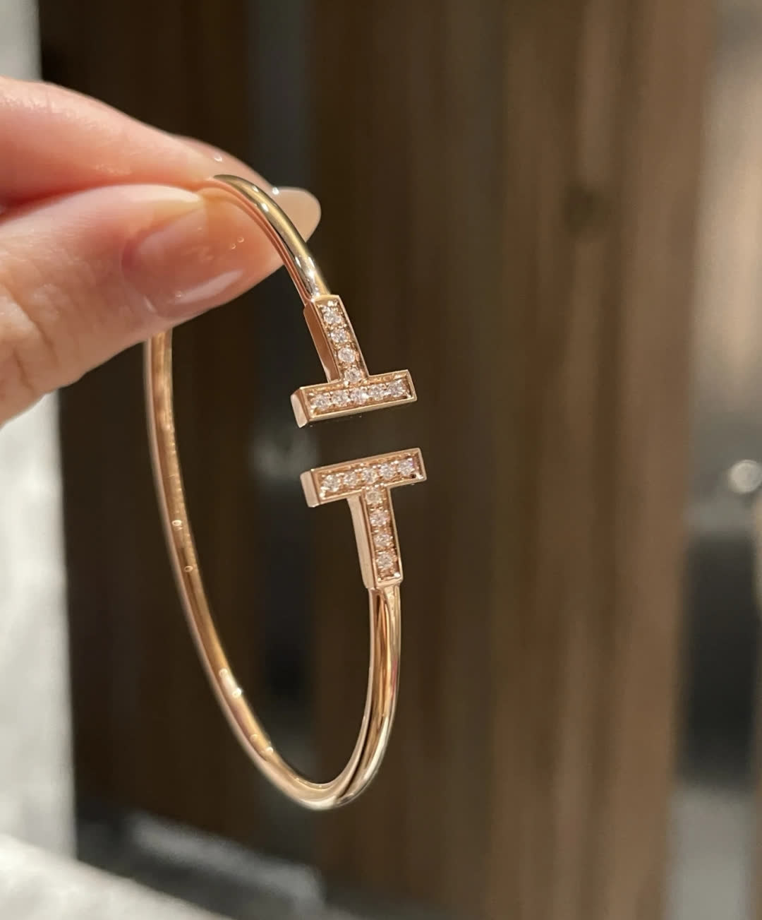 Tiffany & Co. T-Logo Bangle Bracelet